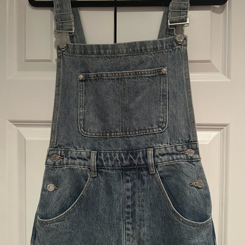 Bootcut Denim Overalls - Picture 2 of 5